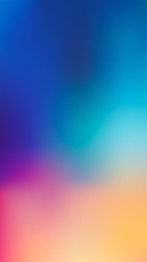 Download Plain Blue Orange Blur Gradient iPhone Wallpaper | Wallpapers.com