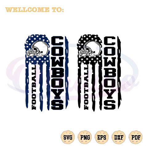 Cowboy Flag Football Clipart