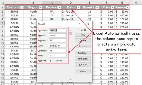 How to Create Excel Data Entry Form - Software Accountant