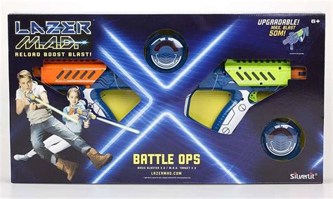 Silverlit Lazer M.A.D Gun-Battle OPS Equiped with Basic Blaster x 2, M ...