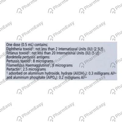 Boostrix Vaccine: Uses, Side Effects, Price, Dosage & More Info - PharmEasy