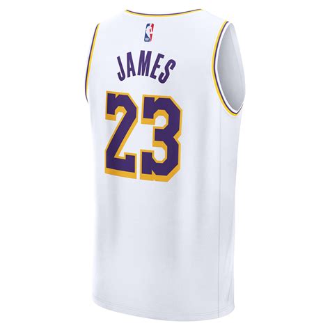 LeBron James Los Angeles Lakers Fanatics Fast Break Replica Player ...