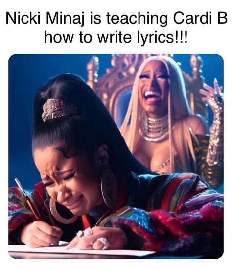 Nicki Minaj Lyrics Meme