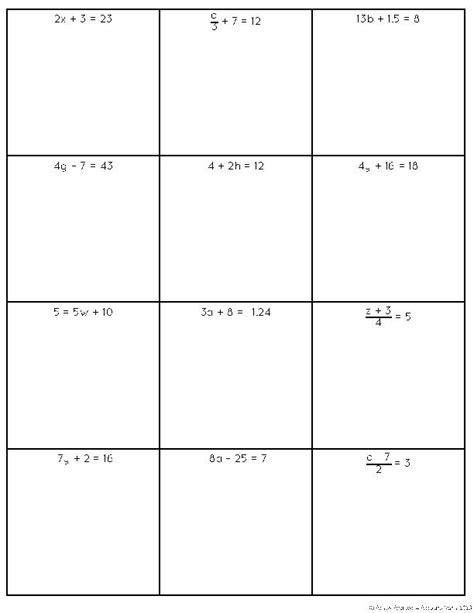 Image result for Two-Step Equations Practice
