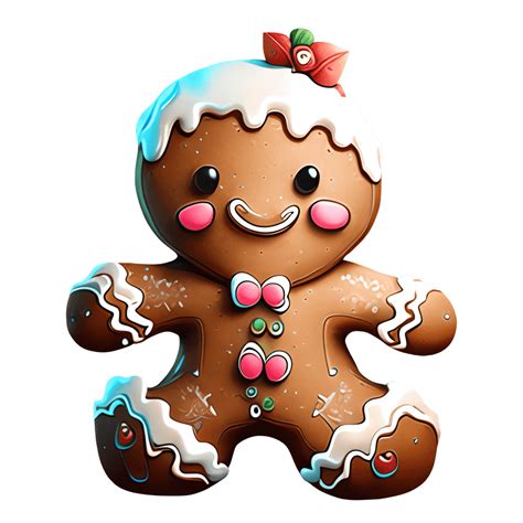 Cute Gingerbread Man Graphic · Creative Fabrica
