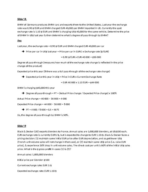 Chap 6 International parity conditions - note slide - chapter 7 - Slide ...