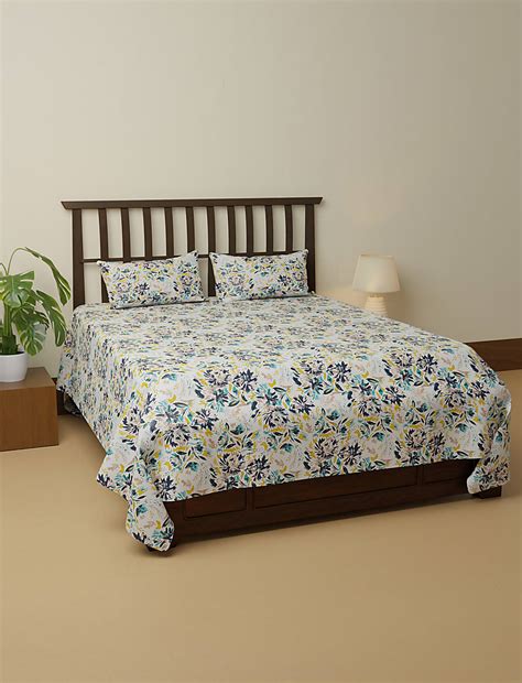 Buy Pure Cotton Printed Double Bedsheet Set at Marks & Spencer