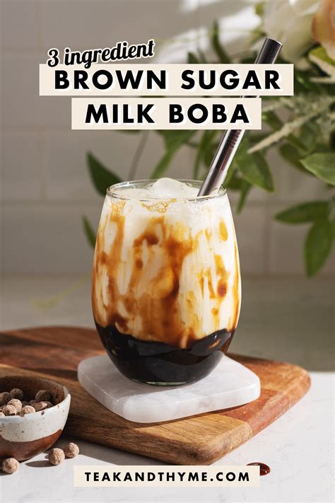 Tiger milk tea brown sugar boba – Artofit