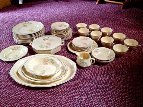 Vintage Homer Laughlin 1930's Rose China Set by WhiteBrookeBazaar