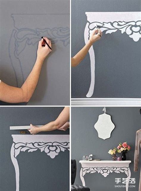 简单墙画手绘DIY 可以自己完成的墙上手绘画_手艺活网