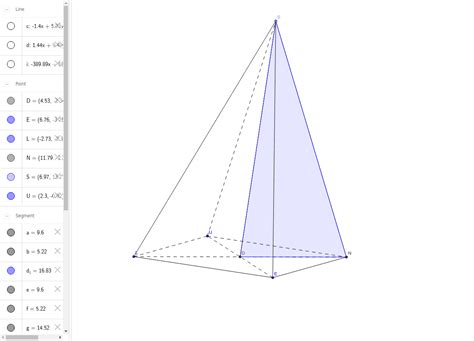 Image result for GeoGebra Pyramide