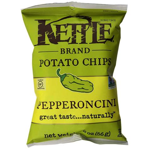 Kettle Brand Pepperoncini Potato Chips 2 oz and 5 oz Bags - Blue Dog ...