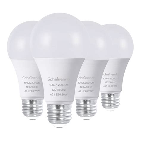 150 Watt Led Bulb Equivalent, Standard A21 Super Bright Light Bulb ...