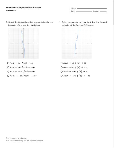 Edia | Free math homework in minutes - Worksheets Library