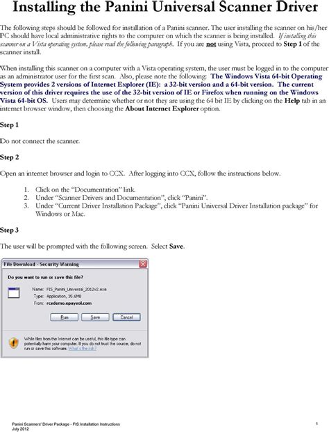 Image result for How to Install Panini Check Scanner