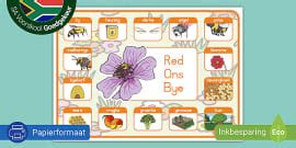 Onder die See Kommunikasie-Mat (teacher made) - Twinkl