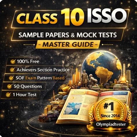 Class 10 ISSO Sample Papers & Mock Tests | Olympiadtester – Olympiad tester