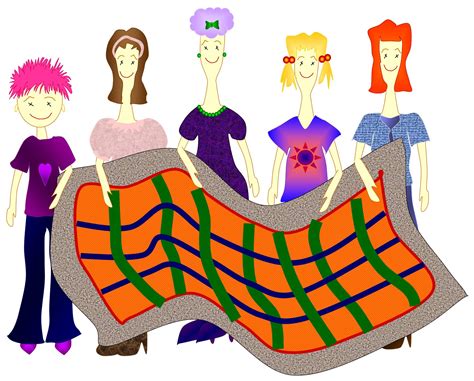 women quiltings #3357227 | Clipart Library
