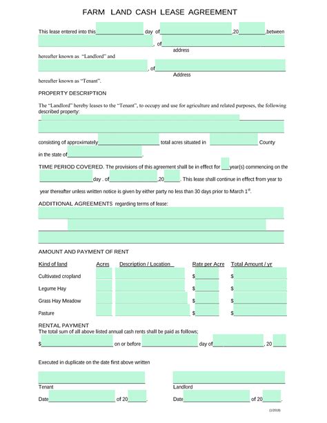 Florida Residential Lease Agreement