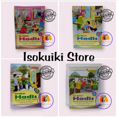 Jual Buku Pelajaran Mdta Mari Belajar Hadis Kelas 1 2 3 4 Kurikulum ...