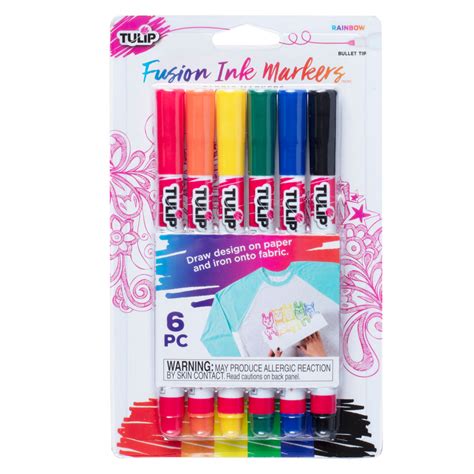 Tulip Rainbow Sublimation Fabric Markers - 6 Pack – Bombay Kids Company