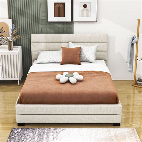 Latitude Run® Queen Upholstered Platform Bed | Wayfair