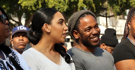 Kendrick Lamar’s fiancée Whitney Alford and kids appear on ‘Pop Out ...