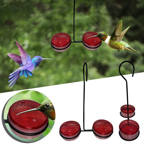 Yatlte 2 in 1 Hanging Hummingbird Bird Feeder, Handheld Hummingbird ...