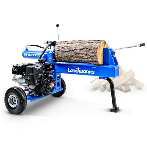Landworks 20-Ton 209-cc Horizontal Gas Log Splitter with Alphaworks ...
