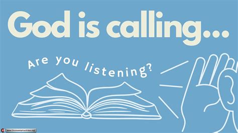 Basic Bible Teaching: God Is Calling... Are you Listening?