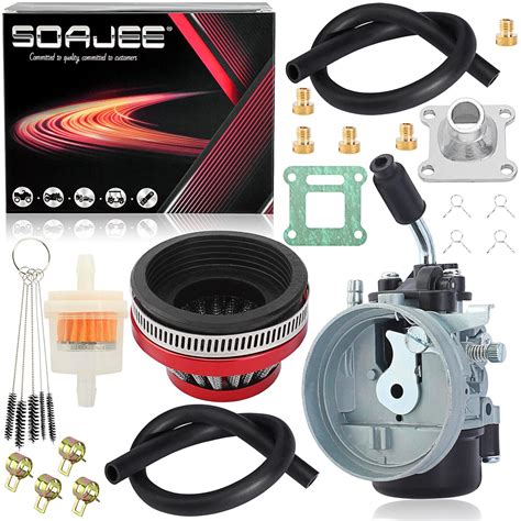 SOAJEE Carburetor Filter for 49cc 50cc 60cc 66cc 70cc 80cc 2-Stroke ...