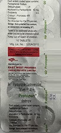 Protopan - Strip of 10 Tablets : Amazon.in: Health & Personal Care