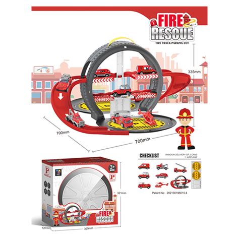 Vatrogasna staza set sa helikopterom i kamionima 438895 | Volim svoj dom