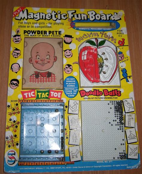 Magnetic Fun Board was for those who discovered magnetism before realizing that CRTs had magnets ...