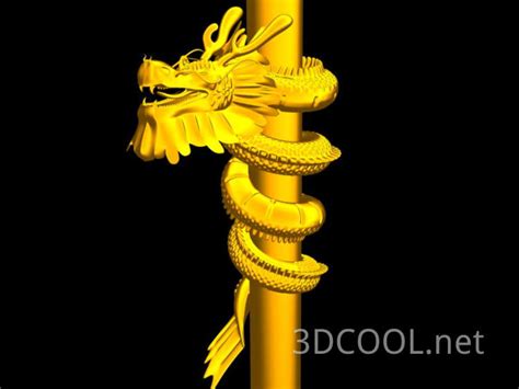 中国龙雕塑3D画图建模的设计模型，3D建模雕塑龙|工业/产品|其他工业/产品|丁萍3D建模设计师 - 原创作品 - 站酷 (ZCOOL)