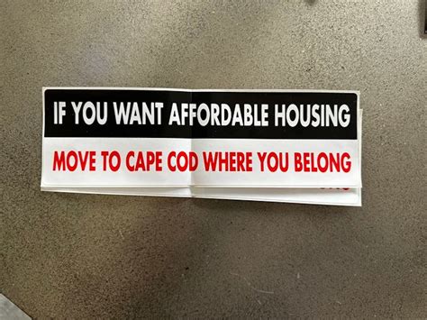 ‘Move to Cape Cod’ bumper sticker riles affordable housing proponents on Nantucket : r/CapeCod