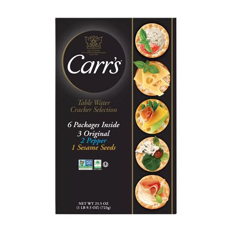 Carr's Table Water Crackers Variety Pack | BJ's Wholesale Club