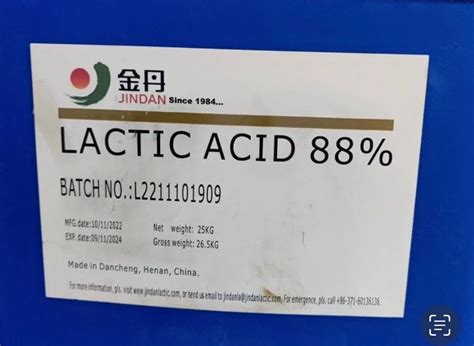 Food Grade - Lactic Acid Drum Manufacturer from Indore