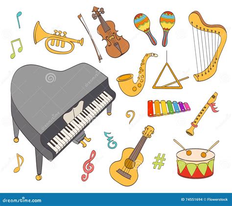Musical Instruments Names Cartoon 的图像结果