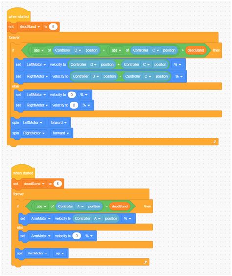 VEXcode IQ Block Tutorial 的图像结果