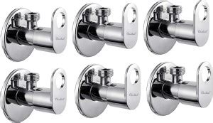 Cloudtail MAX stainless steel Angle Valve with Wall Flange (pack of 6 ...