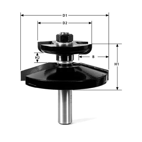 Image result for How to Set Up Raised Panel Bit with Back Cutter