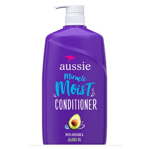 Aussie Miracle Moist Conditioner with Avocado, Paraben Free, For Dry ...
