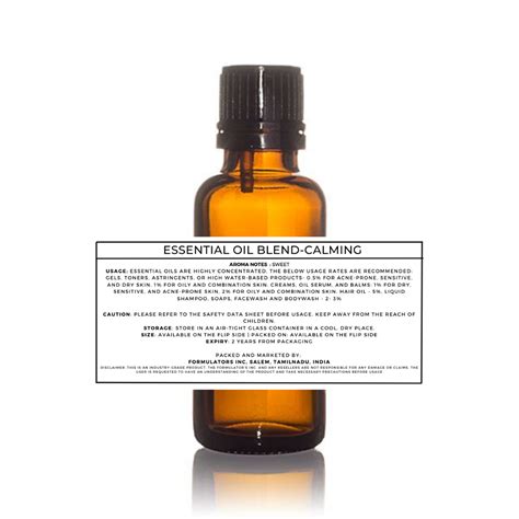 Essential Oil Blend-Calming – Formulators Inc