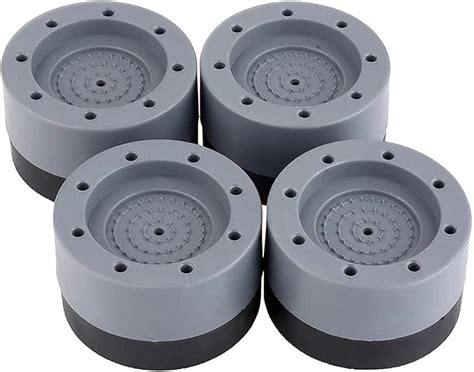 Samista 4 Pcs Washer Dryer Anti Vibration Pads with Suction Cup Feet ...