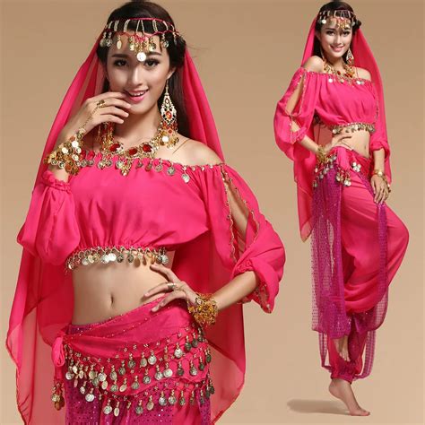 6 Colors Stage Performance Oriental Belly Dancing Clothes Bellydance ...