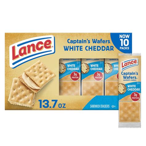 Lance Sandwich Crackers, Captain's Wafers White India | Ubuy