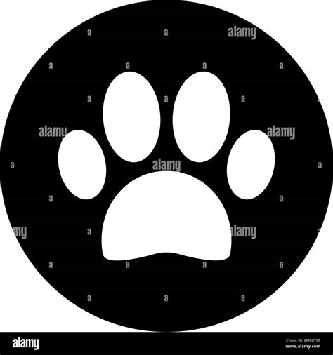Cat's paw pads. Toe beans. Editable vector Stock Vector Image & Art - Alamy