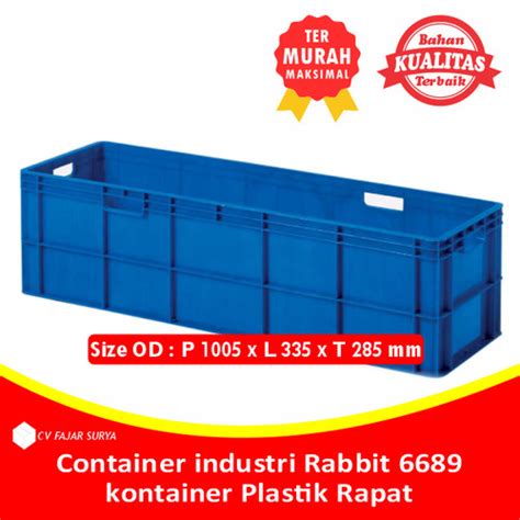Jual Container Box Rapat / Krat Plastik Industri / Kontainer Rapat 6689 ...