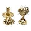Buy Two Moustaches Brass Eternal Shivling with Sheshnag Showpiece ...